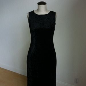 All That Jazz - Sexy Long Black Velveteen Maxi