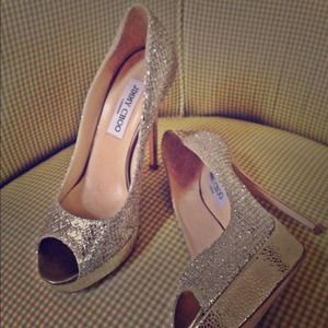 Jimmy Choo Glitter Heels