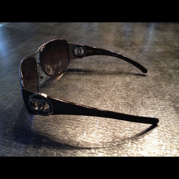 Chanel sunglasses: #4143 Brown lenses & gold frame