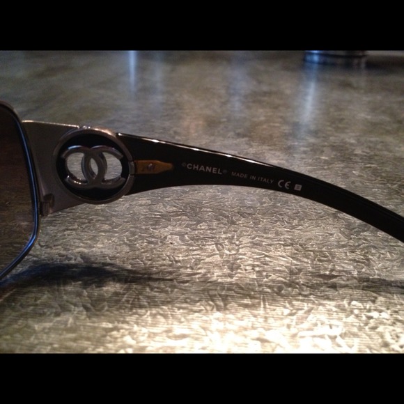 Chanel sunglasses: #4143 Brown lenses & gold frame