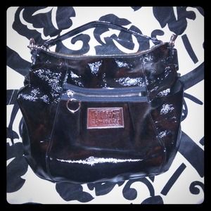 Authentic black Coach poppy hobo