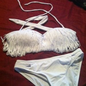 Small fringe bathing suit