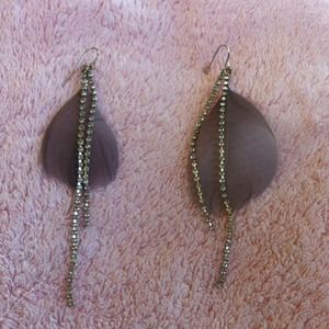 Feather and Rhinestone