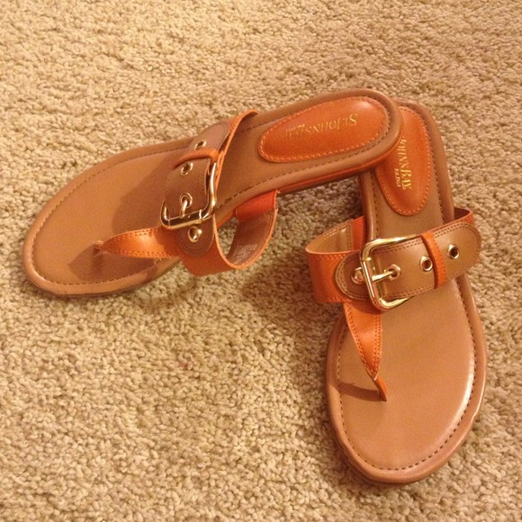 St Johns Bay leather thongs