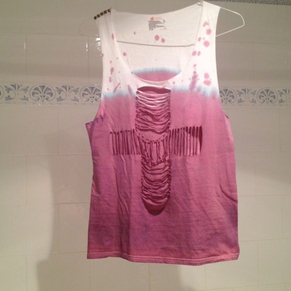 *RESERVED* Dip-dyed tank top