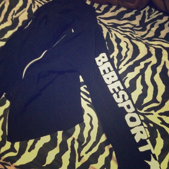 Bebe sport black sweater
