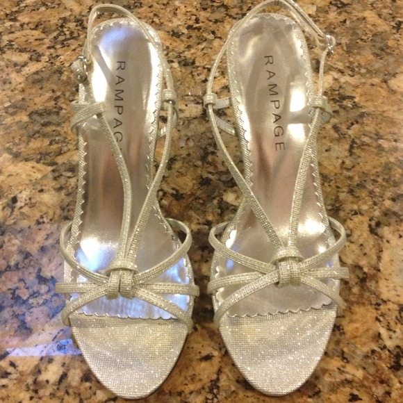 REDUCED..Rampage sling back heels.
