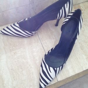 Anne Klein zebra pumps