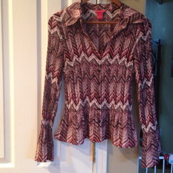 Beautiful black and pink blouse
