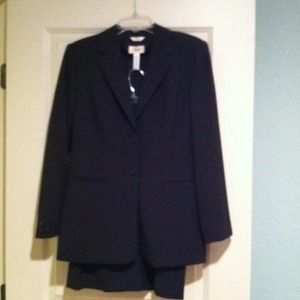 Talbots charcoal suit
