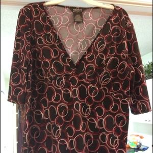 Stretch shirt and skirt by George.