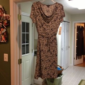 REDUCED...Black and white George dress.