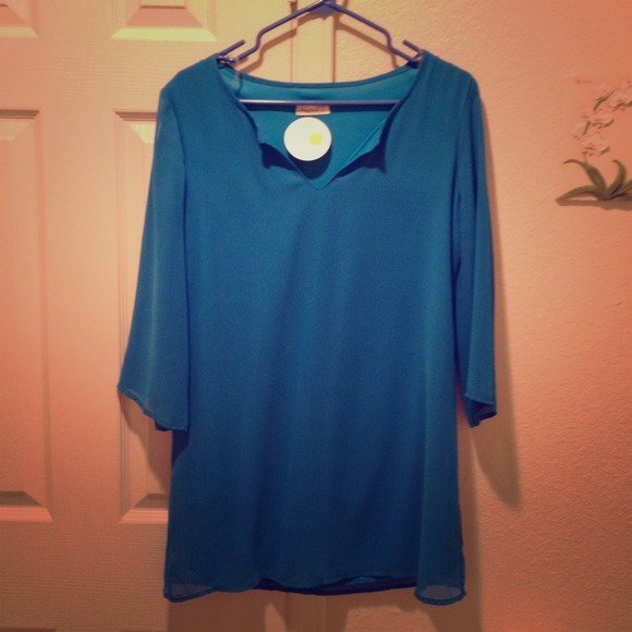 NWT BLUE TUNIC