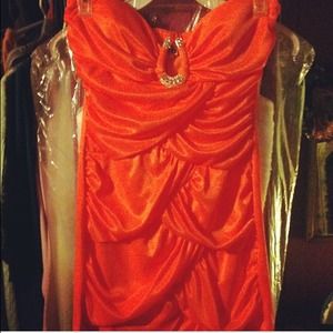 short tight dress. from debb.