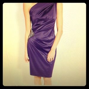 Nordstrom beaded 1 shoulder dress price  reduced