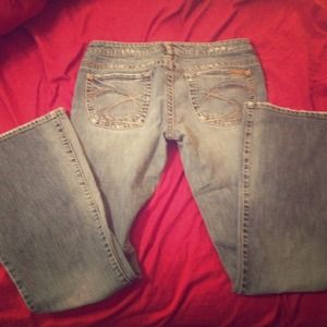 🔒HOLD Silver jeans🌟