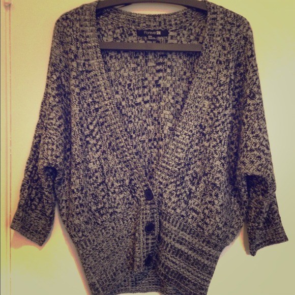 Black & white cardigan