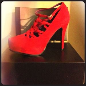 Privileged size 10 heels runs small
