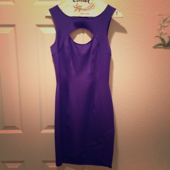 GUESS Royal Blue Fitted Dress
