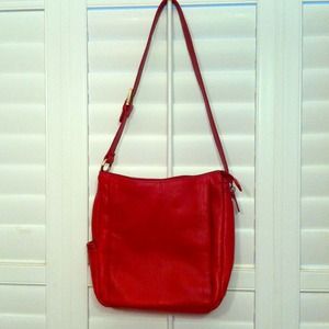 Genuine leather shoulder bag!