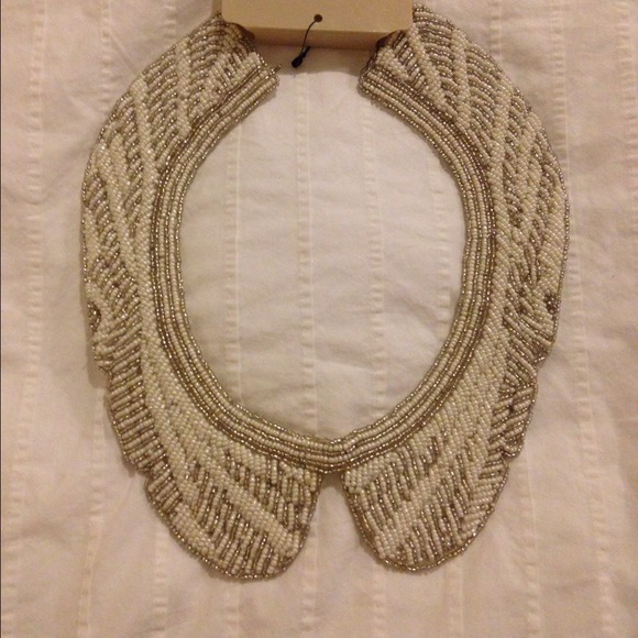 ***Reserved***Zara Beaded collar necklace