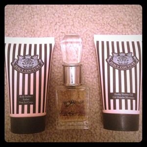 JUICY COUTURE perfume, body lotion, and shower gel