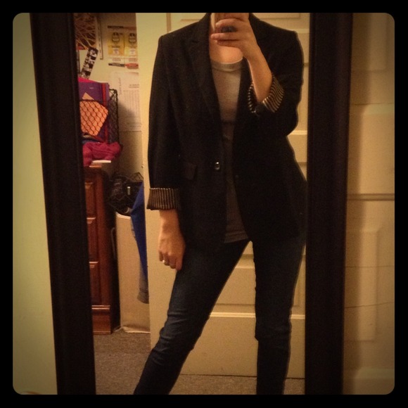 Black boyfriend blazer