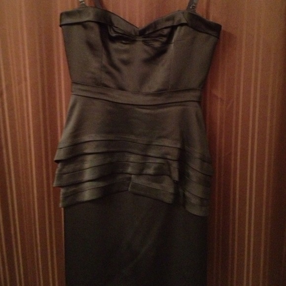 BCBG dress and scarf