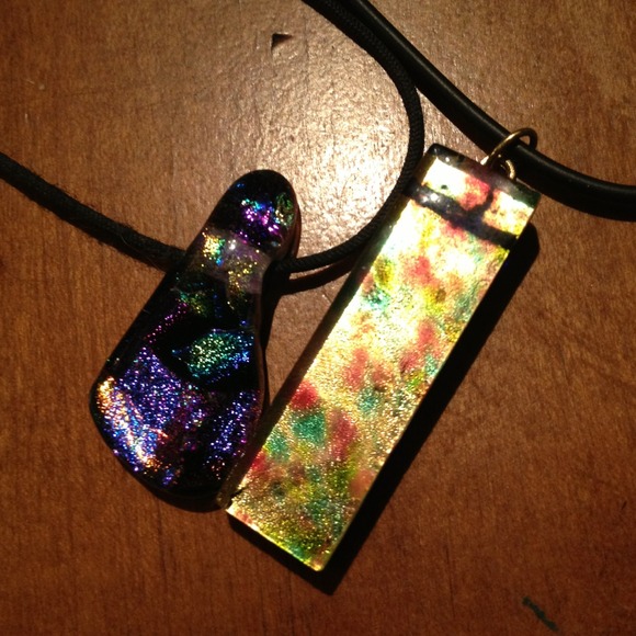 Art glass necklaces