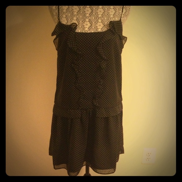 ⭐SOLD⭐BCBG Polka Dot Ruffle Dress