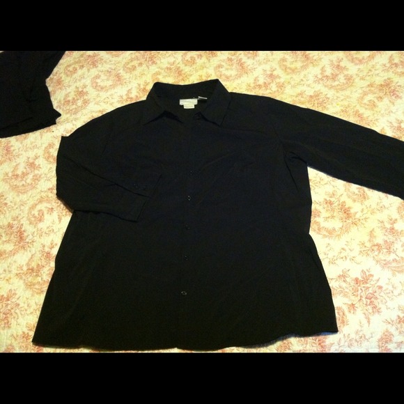 Black dress shirt
