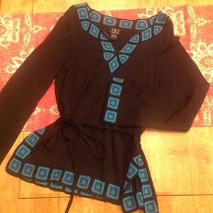 Bundled! INC tunic style belted top
