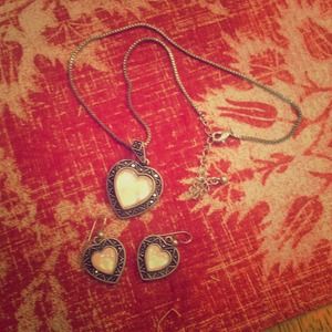 Reduced! necklace and matching earrings