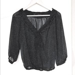 Polka dot sheet top+UO Red dress bundle