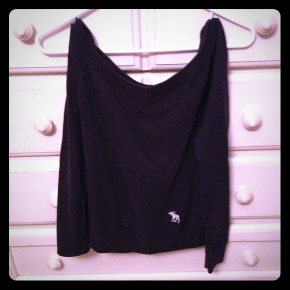 Abercrombie and fitch sweatshirt dark blue