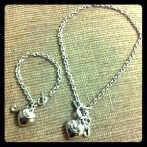 Juicy Couture Necklace & Bracelet Set