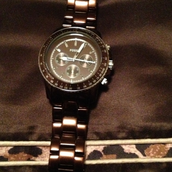 Stunning brown 100% Fossil watch