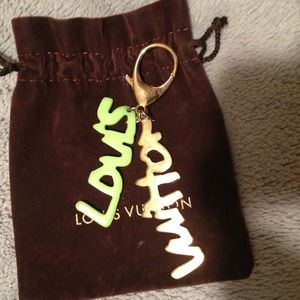 SOLD. 100% authentic Louis Vuitton key chain charm
