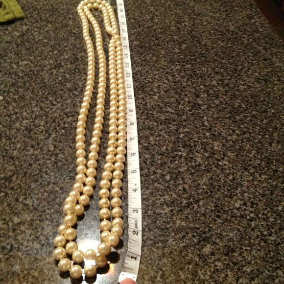 🌠🌠Faux long pearl necklace