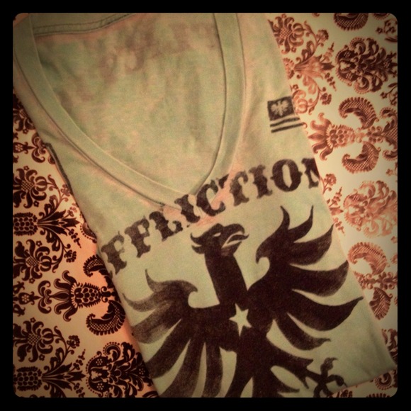 Women's Affliction Burn Out Size Medium