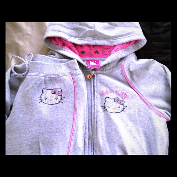 Hello kitty sporty set.  Size 16 for girls