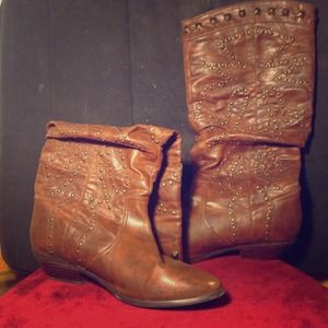Naughty Monkey Caramel Brown Boots