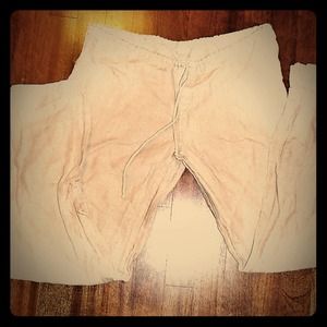 ⌛FINAL SALE⌛Hard tail khaki linen drawstring pants