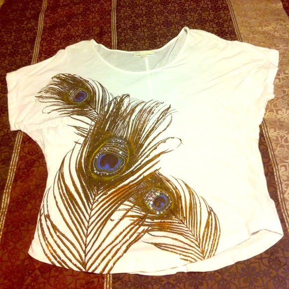 TRADED Peacock Blouse from Forever XXI