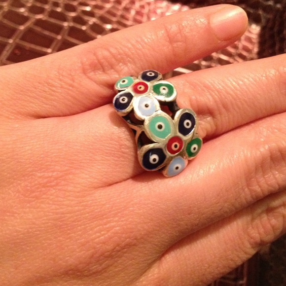 Evil eye ring