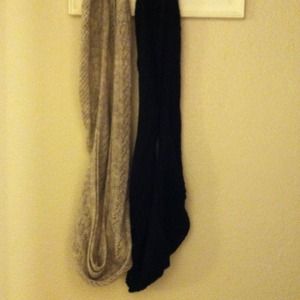 Black & grey infinity scarves!