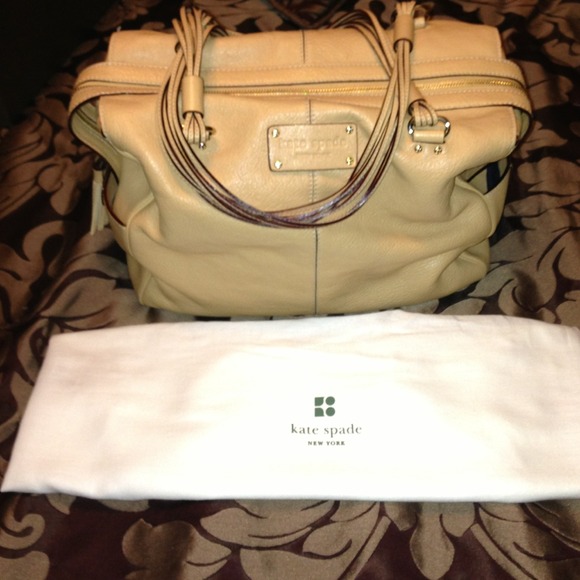 Kate Spade Beige Large Tote