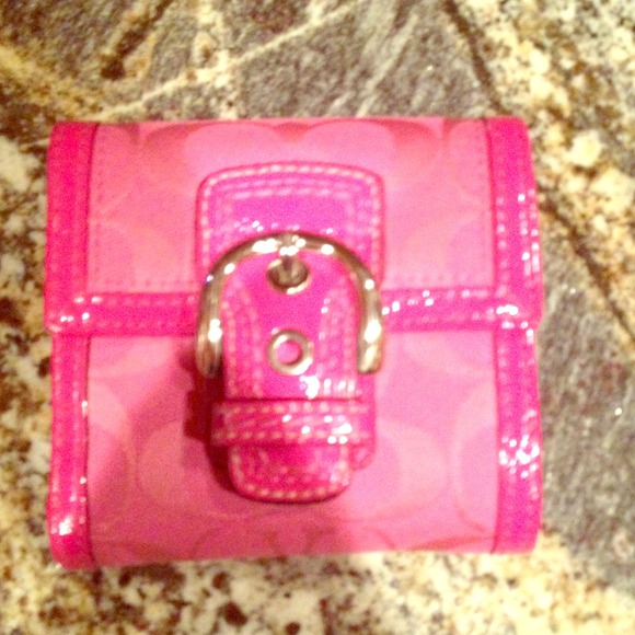 Pink Coach Wallet
