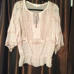 *PRICE REDUCED*Sheer Boho Top