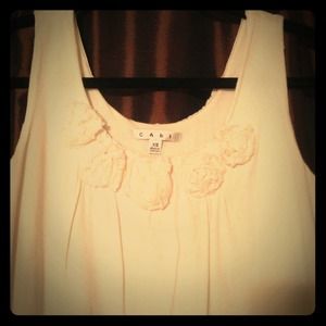 **RESERVED**Trade for Photogirl10 CAbi Cream Tank